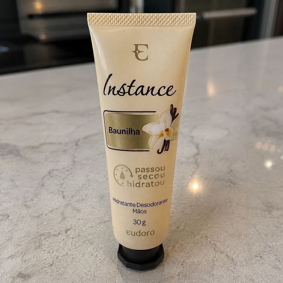 Eudora Instance Baunilha Creme Hidratante para Mãos 30g