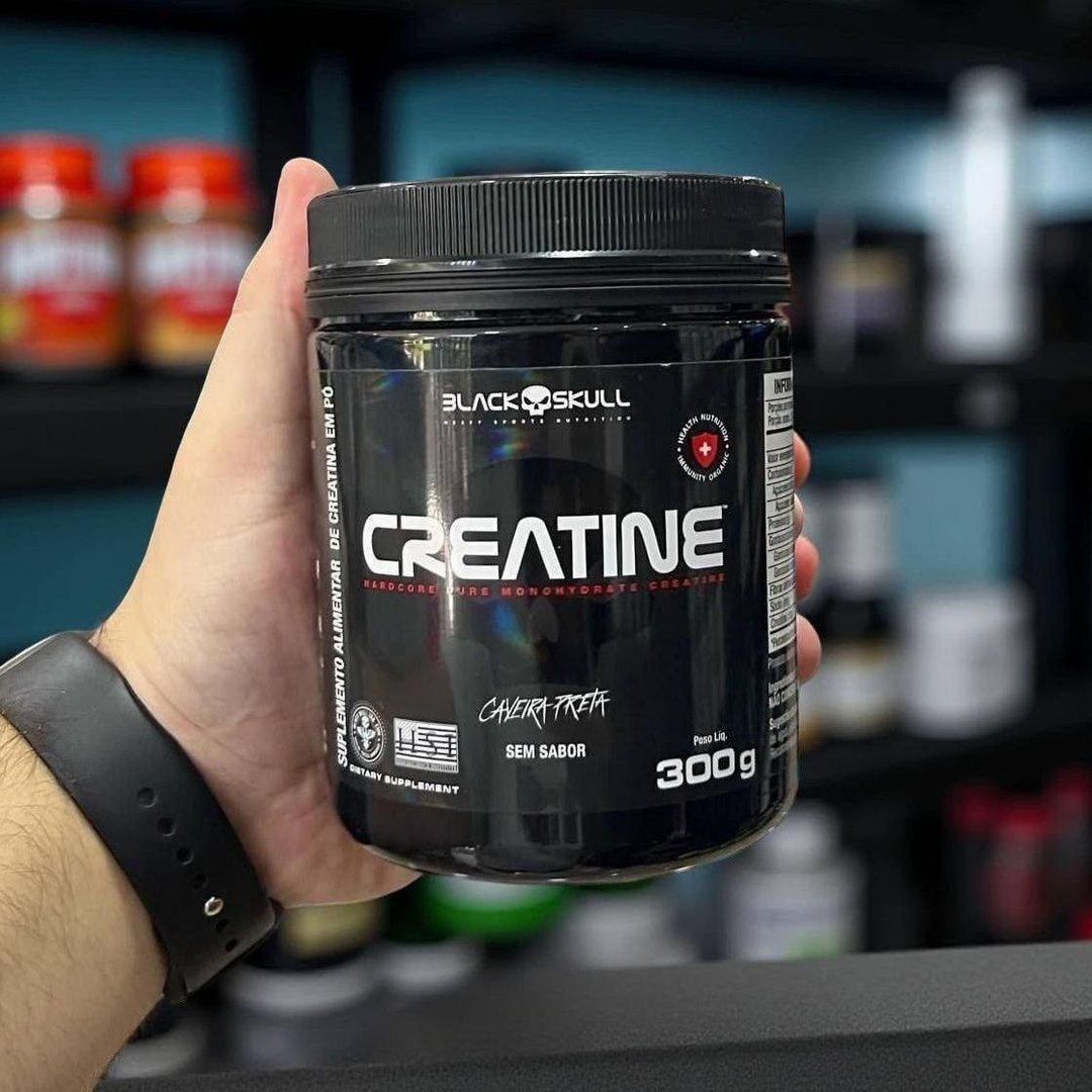 Creatine - Creatina Monohidratada - 300g - Black Skull