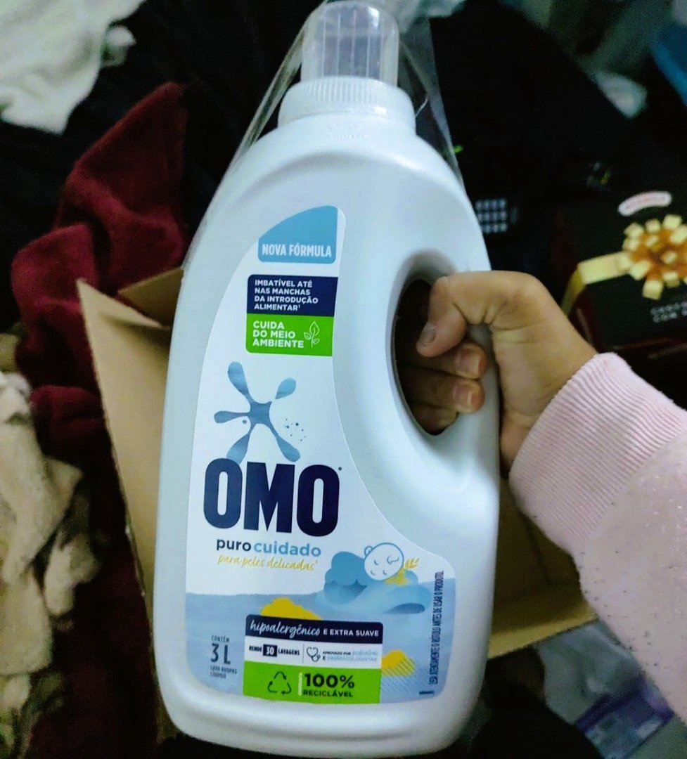 Sabão Líquido Omo Puro Cuidado 3L
