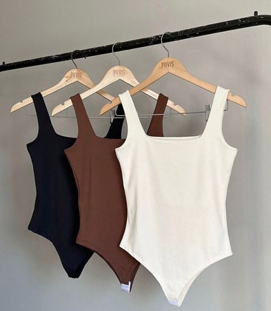Kit 3 Body Bori Feminino Regata Alça Grossa Básico Casual Blogueira Suplex Várias Cores