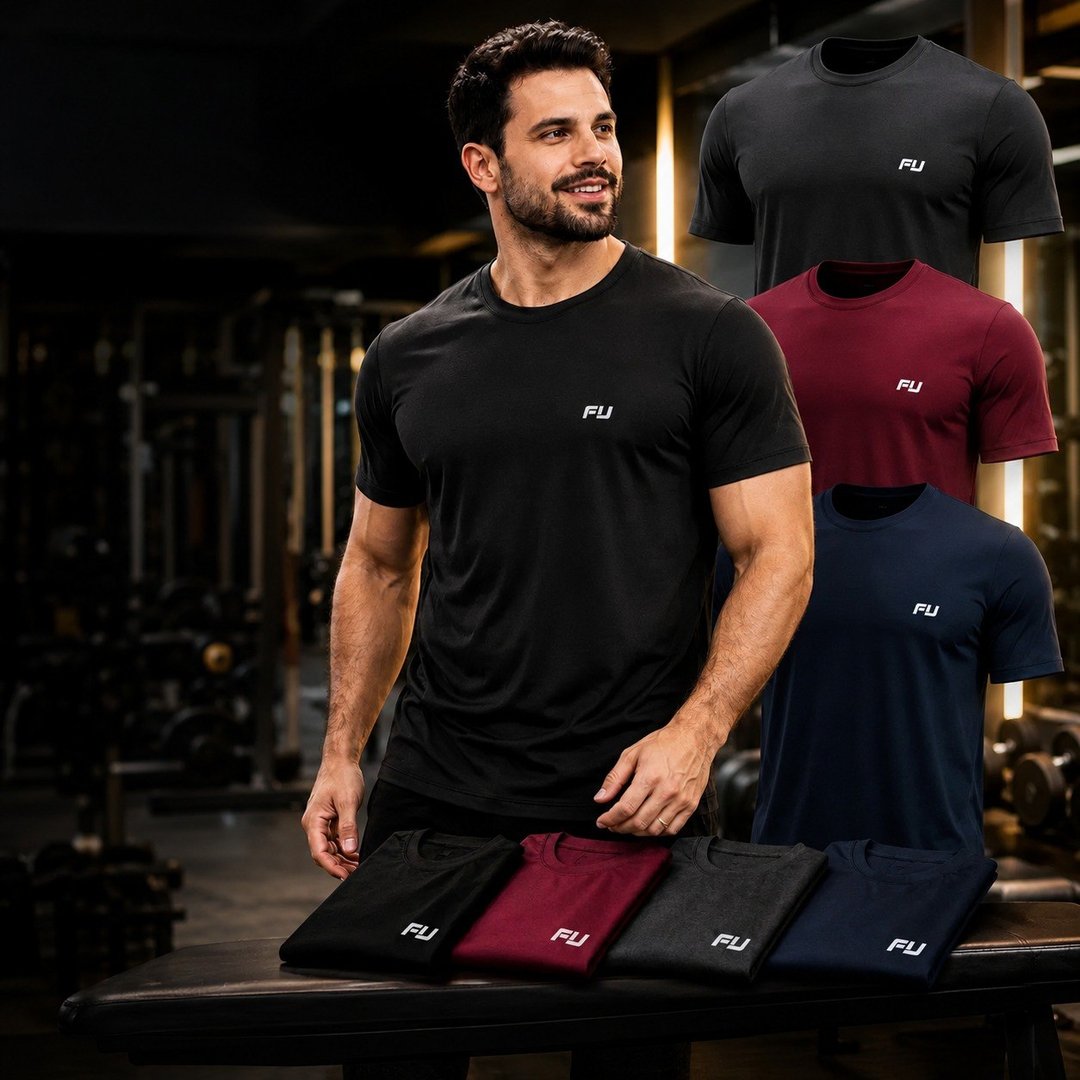 Kit Com 4 Camisas de Treino