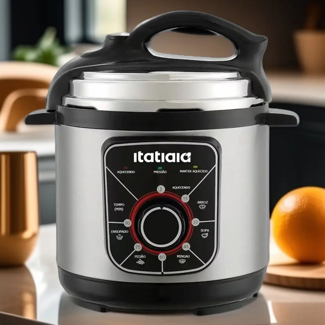 Panela De Pressão Elétrica Itatiaia Essencial 3 Litros Inox