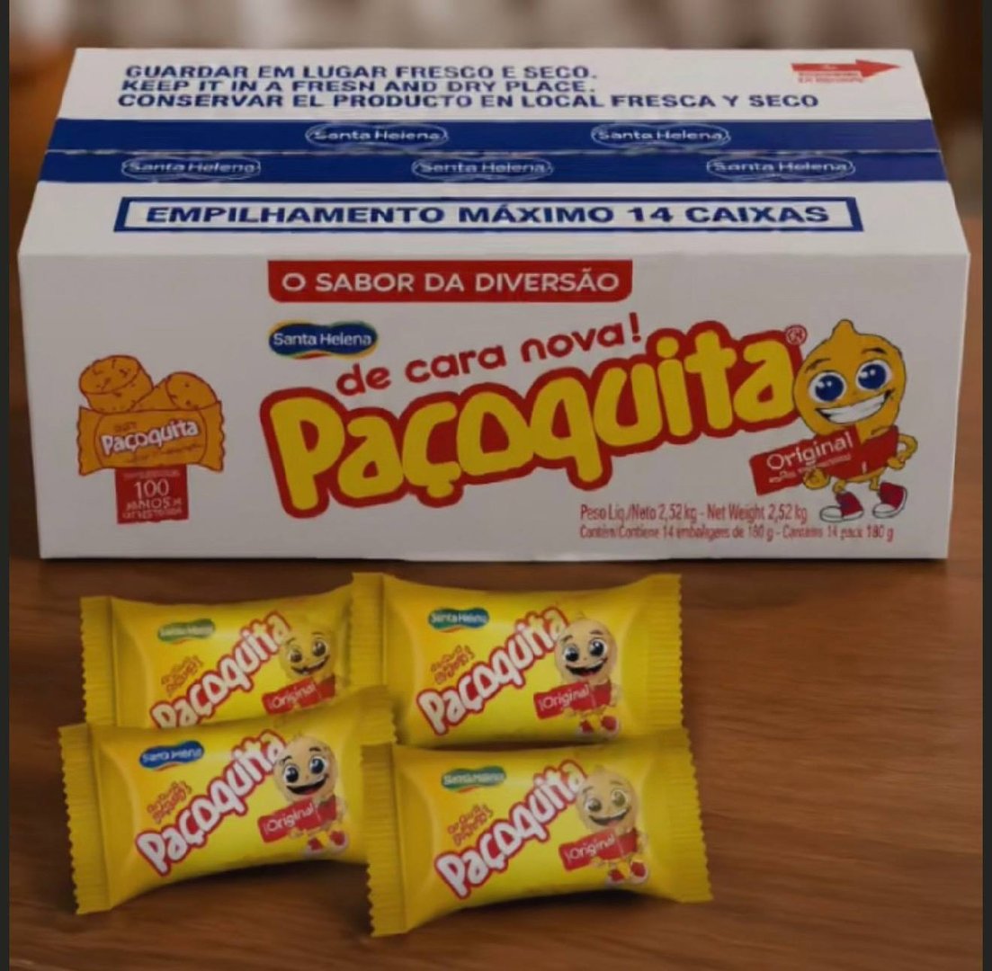 Pacoquita rolha embalada 100x15g santa helena