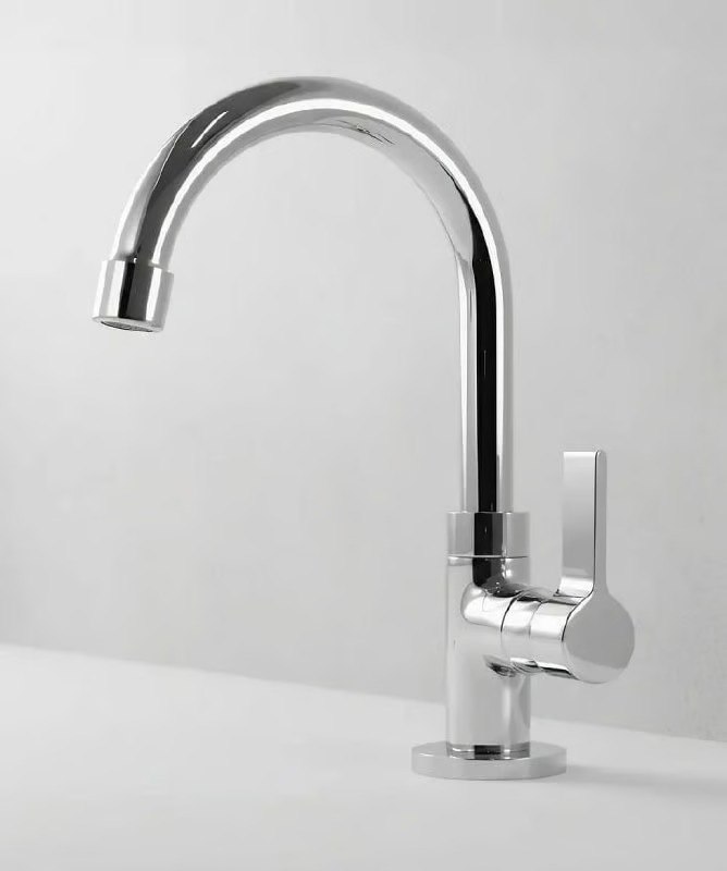 🤓Torneira Lavatorio Lavabo Banheiro Luxo Bica Alta Cromada 1/4 De Volta Balencia