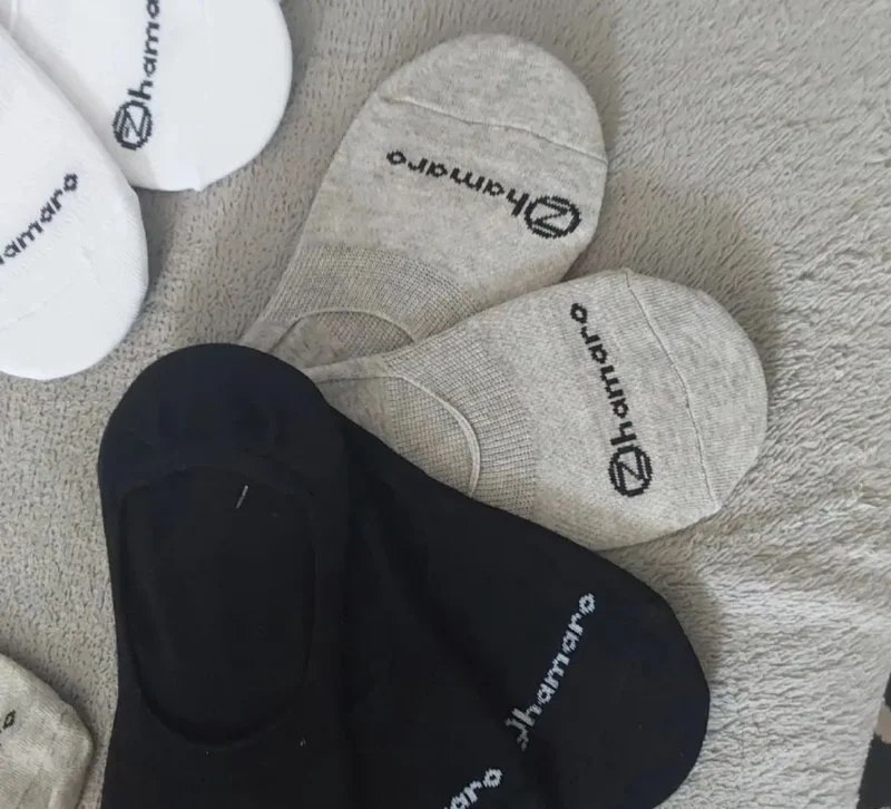 🤓Kit 10 Pares Meias Zhamaro Algodão Sapatilha 100% Invisível