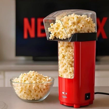 Pipoqueira Elétrica Popfilm Manteiga Sem Oleo 900w Pc9500 Oz Cor Vermelho