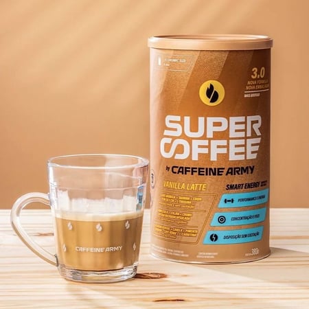 Supercoffee Vanilla Latte - Economic Size (380g) - Caffeine Army