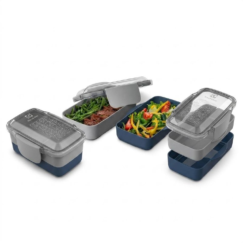 Marmiteira Lunch Box Electrolux Azul Resistente a Temperatura