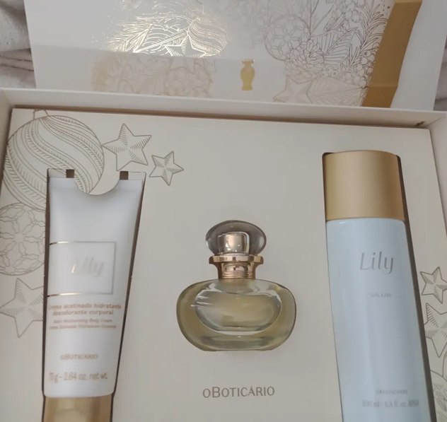Kit Presente Perfume Body Splash Lily O Boticário Feminino