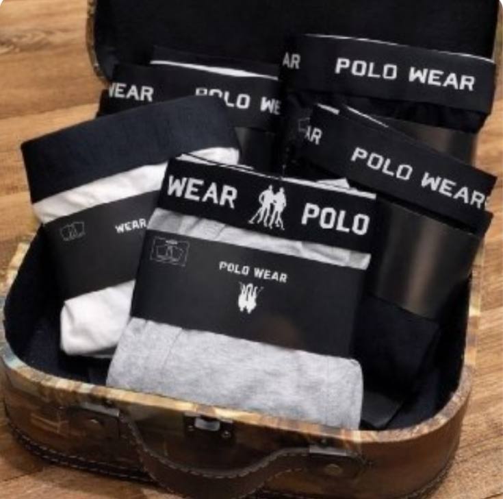 Kit 10 Cuecas Algodão Polo Wear Sortido