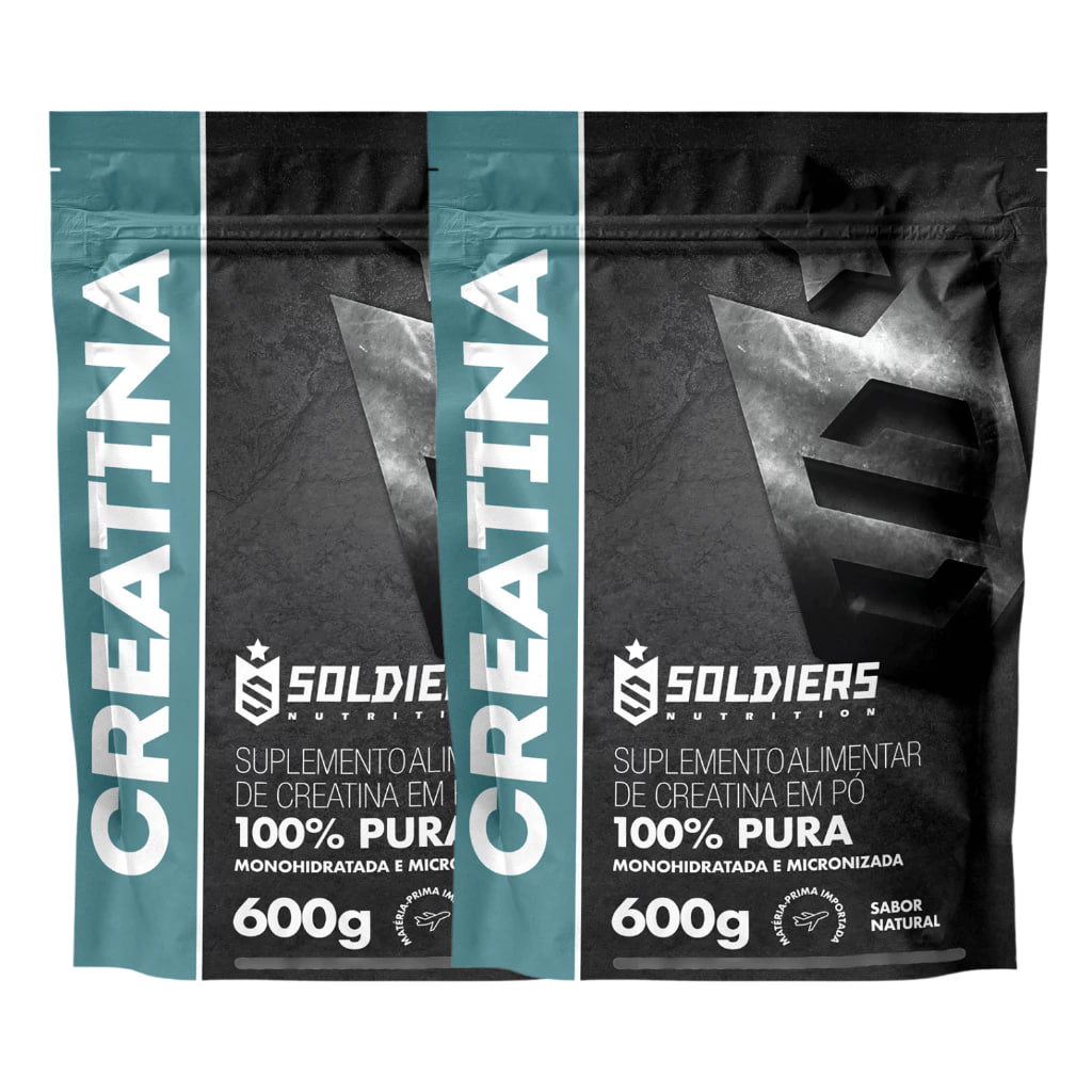 Creatina Suplemento Monohidratada em Pó - Soldiers Nutrition