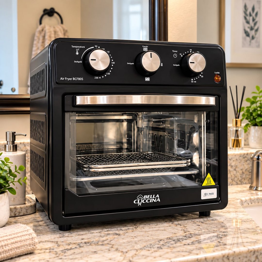 Air Fryer Bella Cuccina 12L 2 Grelhas 1700W BCFR05