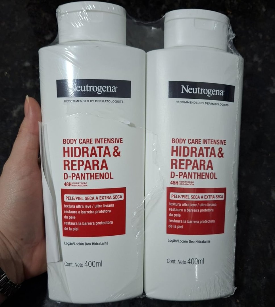 Kit 2 Neutrogena Hidratante Corporal Body Care Intensive Hidrata&Repara 400ml