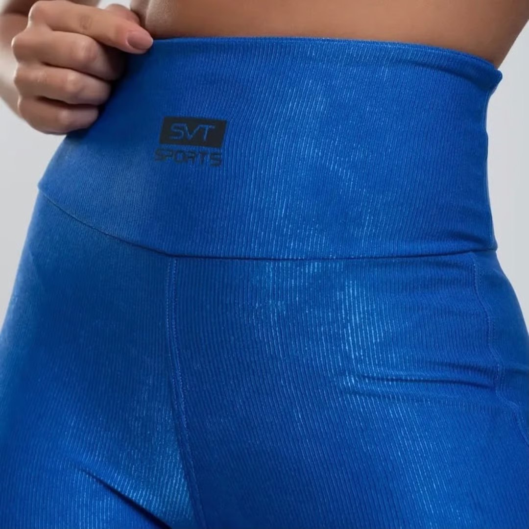 🤓Calça Legging Suplex Wonder Gloss Com Recortes