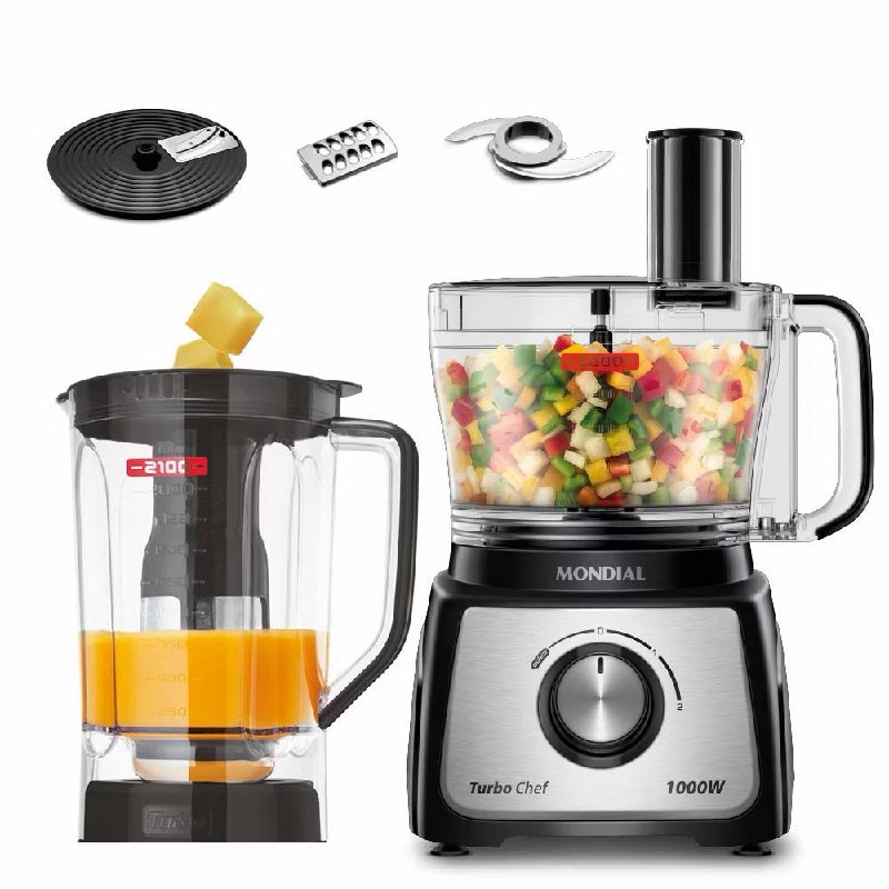 Multiprocessador Turbo Chef Mondial 5 em 1 MPN01B Preto