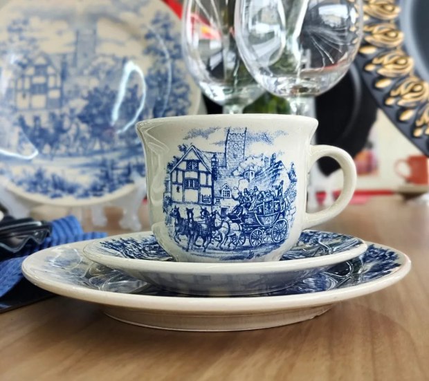 Aparelho de Jantar Donna Cena Inglesa Oxford Biona - 20 peças