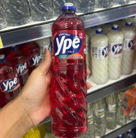 Pack Detergente Ypê Maçã 500ml - 6 Unidades