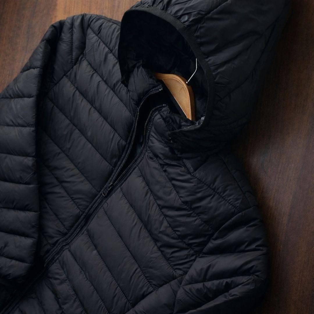 Jaqueta Puffer Bobojaco Masculina Corta Vento C/ Bolso Capuz