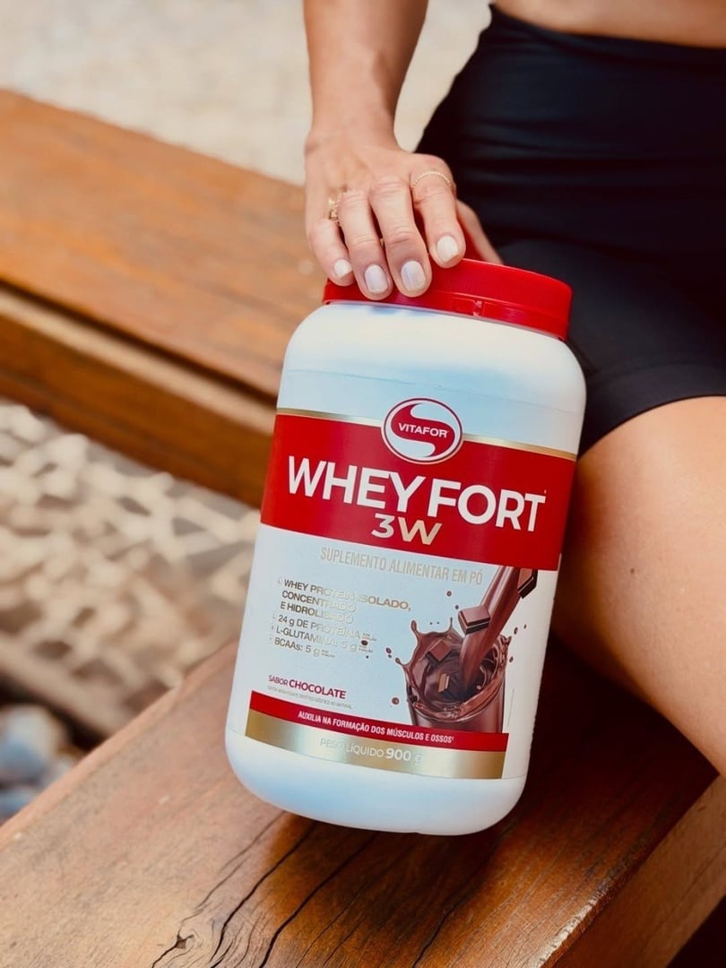 Vitafor - Whey Fort 3W - 900g - Chocolate