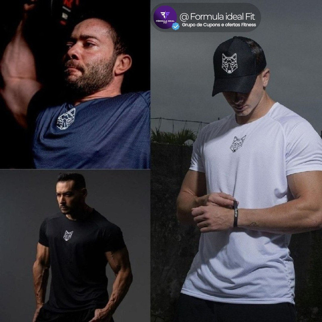 Kit 3 Camisetas Dry Alpha Lobo