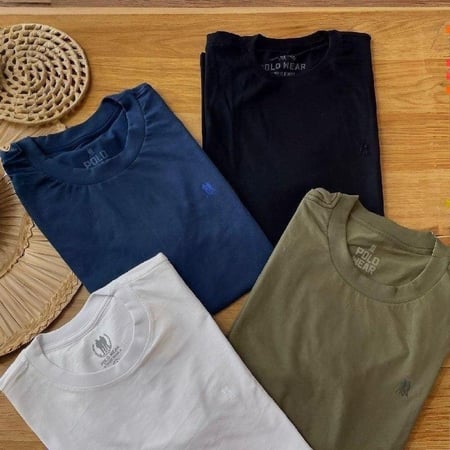 Kit 4 Camisetas Masculinas Premium Polo Wear Sortido