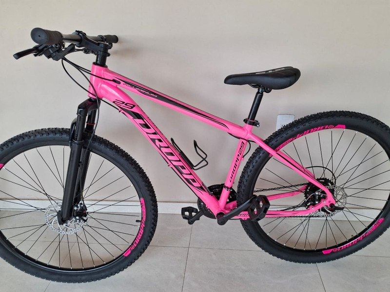 Bicicleta Aro 29 Dropp Alumínio Freio a Disco 21 Marchas Suspensão Dianteira - 10 cores