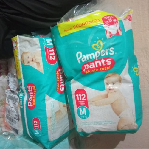 Fralda Pampers Pants Ajuste Total Tamanho M 112 Unidades