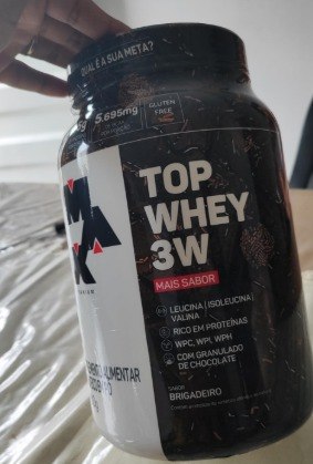Top Whey 3W (900g) - Sabor Mais Sabor - Brigadeiro