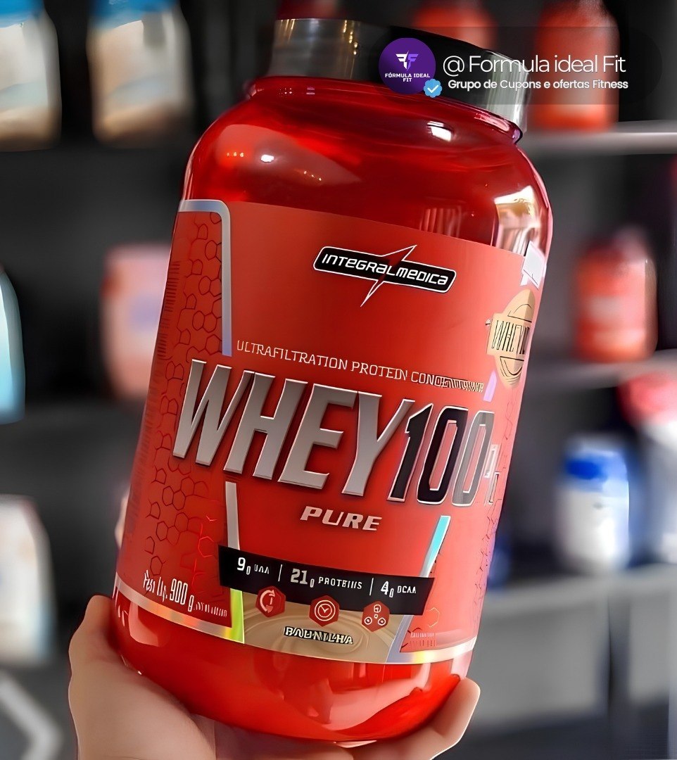 Whey 100% Pure Concentrado 900g Integralmedica