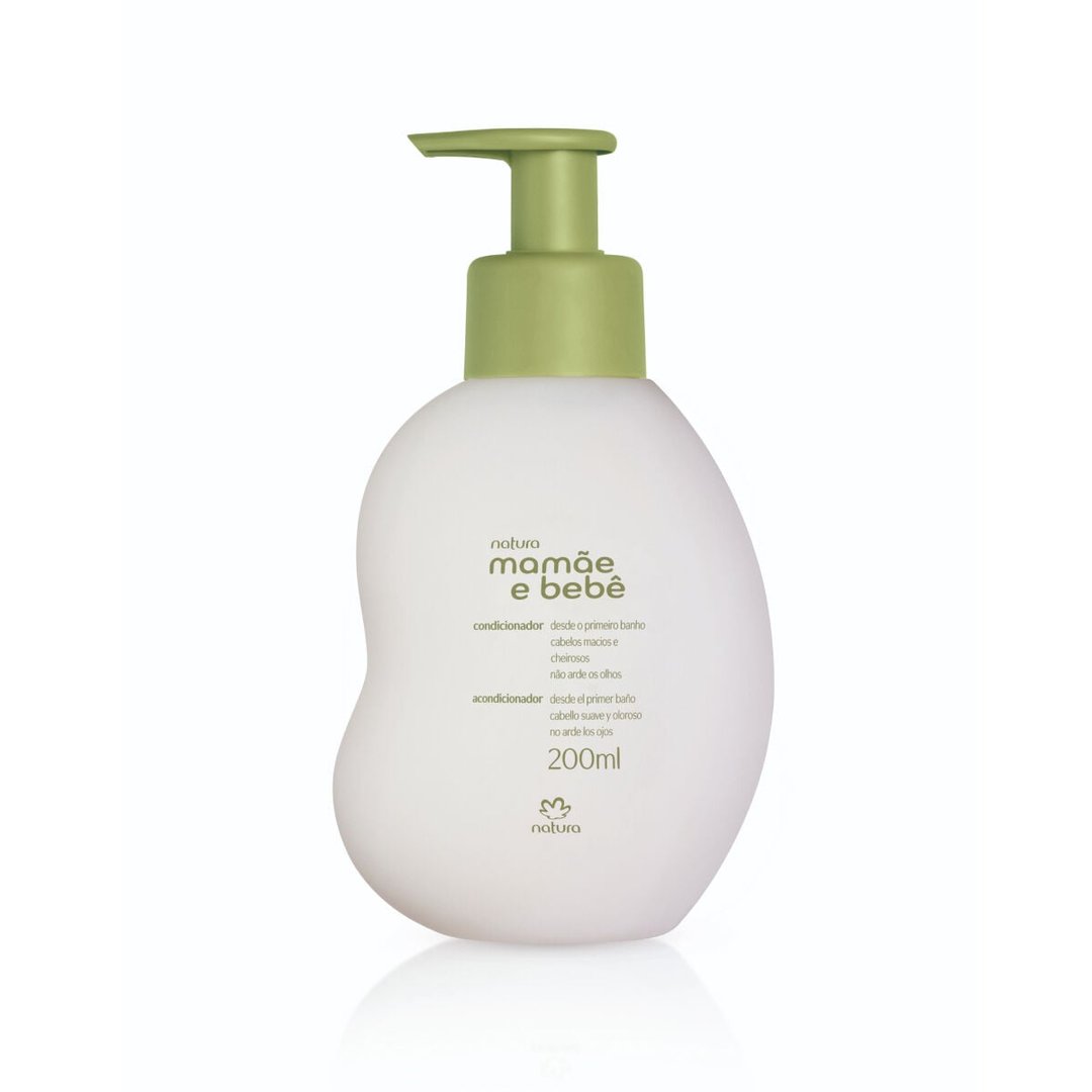 Condicionador Infantil de 0 a 3 anos Natura Mamãe e Bebê 200ml
