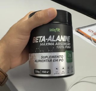Beta Alanina Wefit Pó 300g Suplemento Esportivo Sem Sabor
