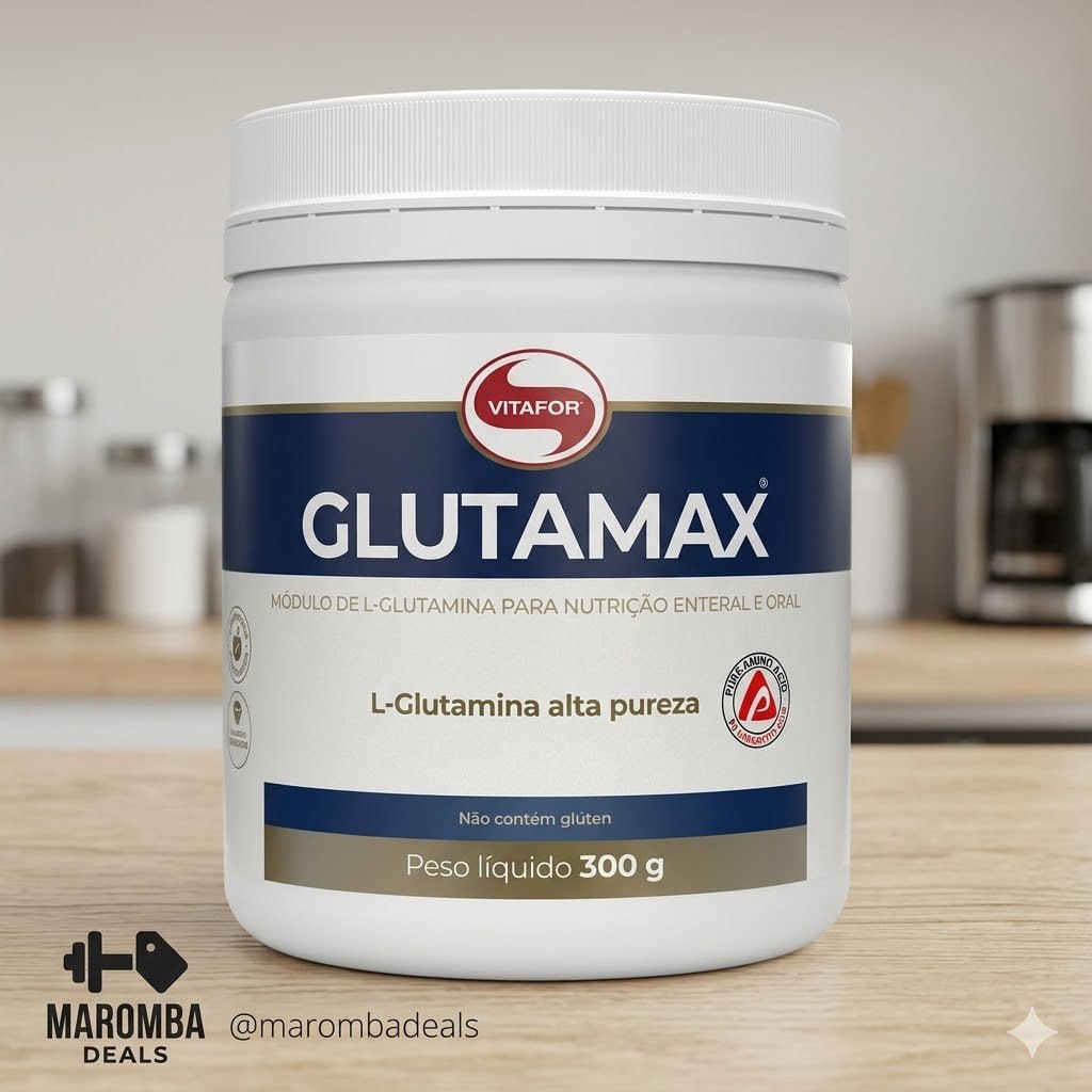 Suplemento Alimentar Em Pó Glutamax Sem Sabor 300g Vitafor