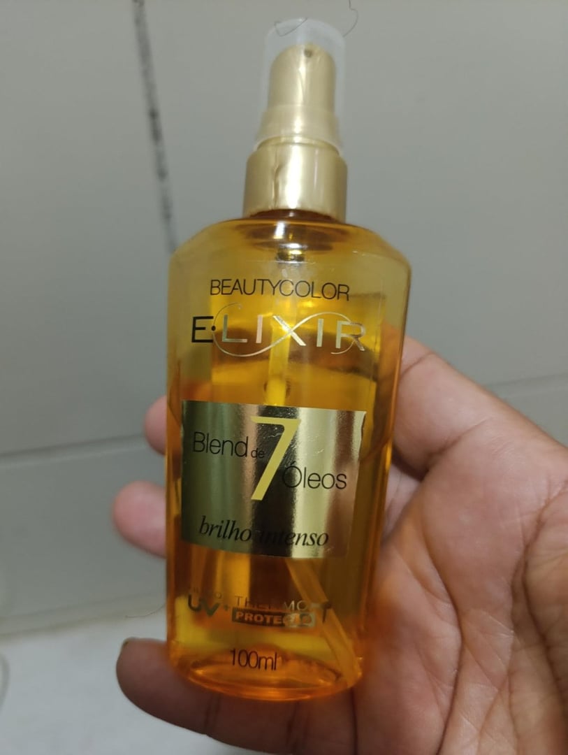 E.lixir Blend de 7 Óleos - Brilho e Luminosidade - BEAUTYCOLOR - 100ml