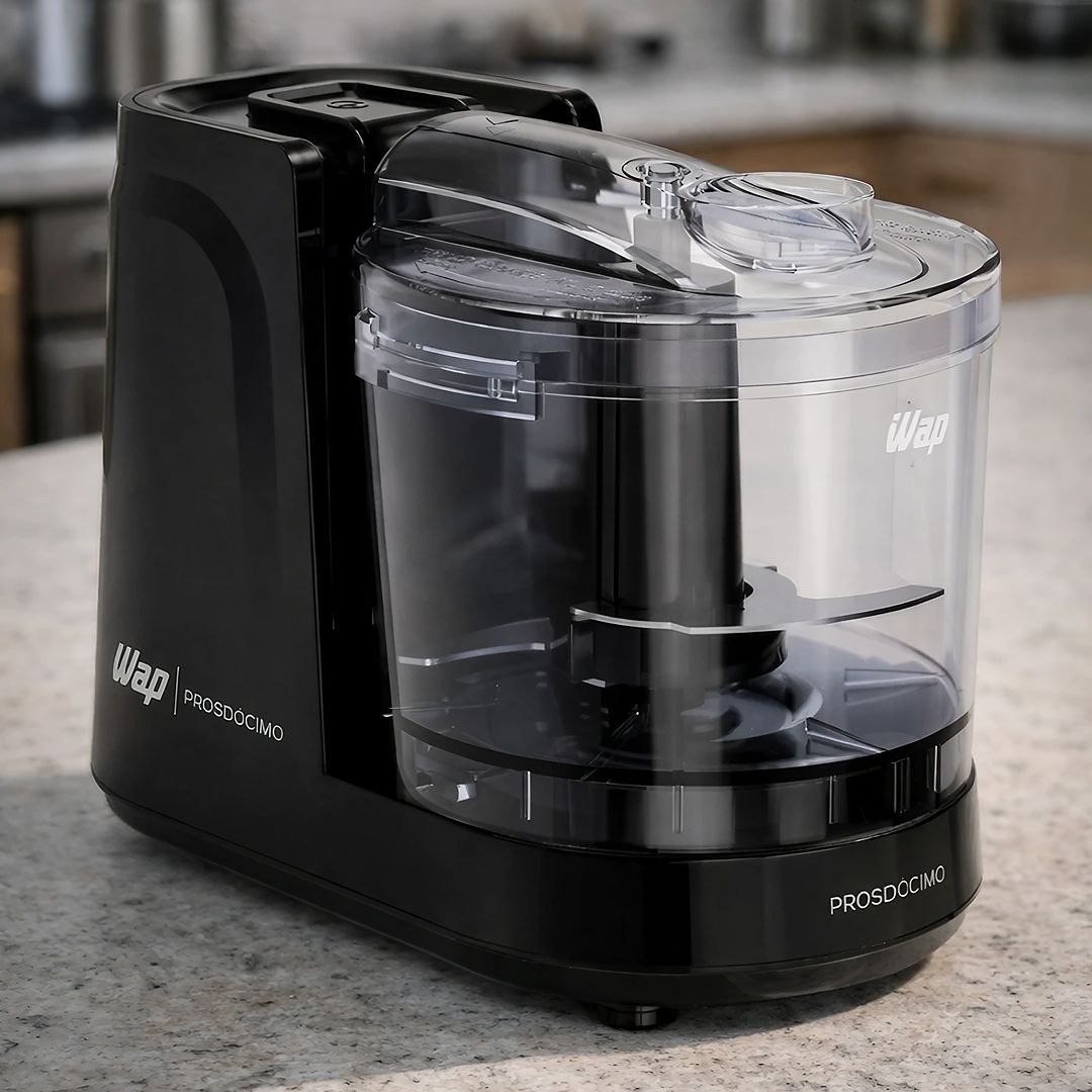 WAP Mini Processador Fast Cut WMP150 360ml 150W Com Motor Silencioso E Lâminas de Inox 127...