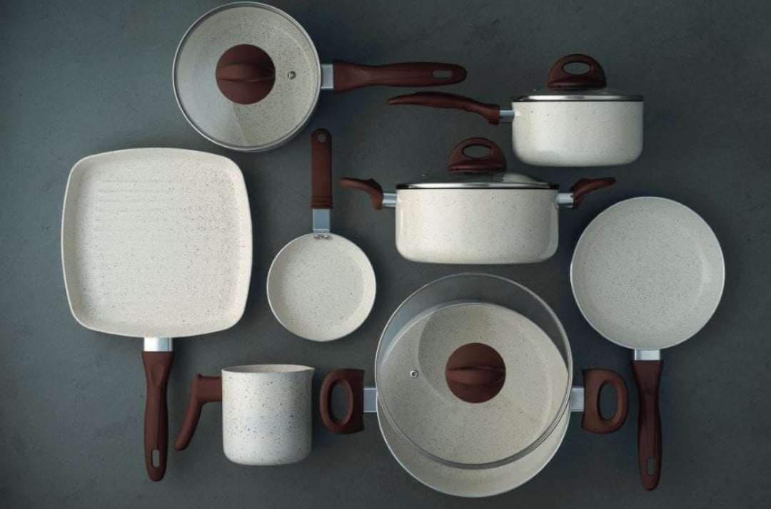 Conjunto de Panelas de Cerâmica Brinox