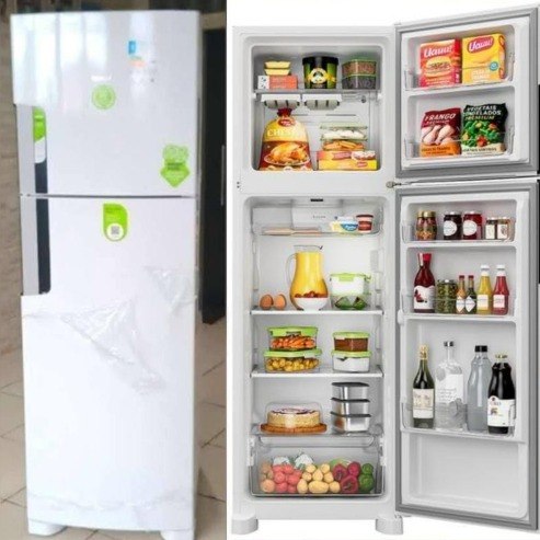 Geladeira/Refrigerador Consul Smart Frost Free Duplex Branca 377L CRM44MBBNA