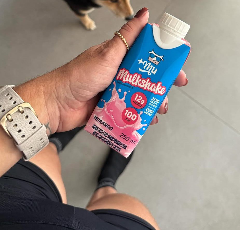 +mu Mulkshake Bebida Com Whey Chocolate 250ml -12 Unidades