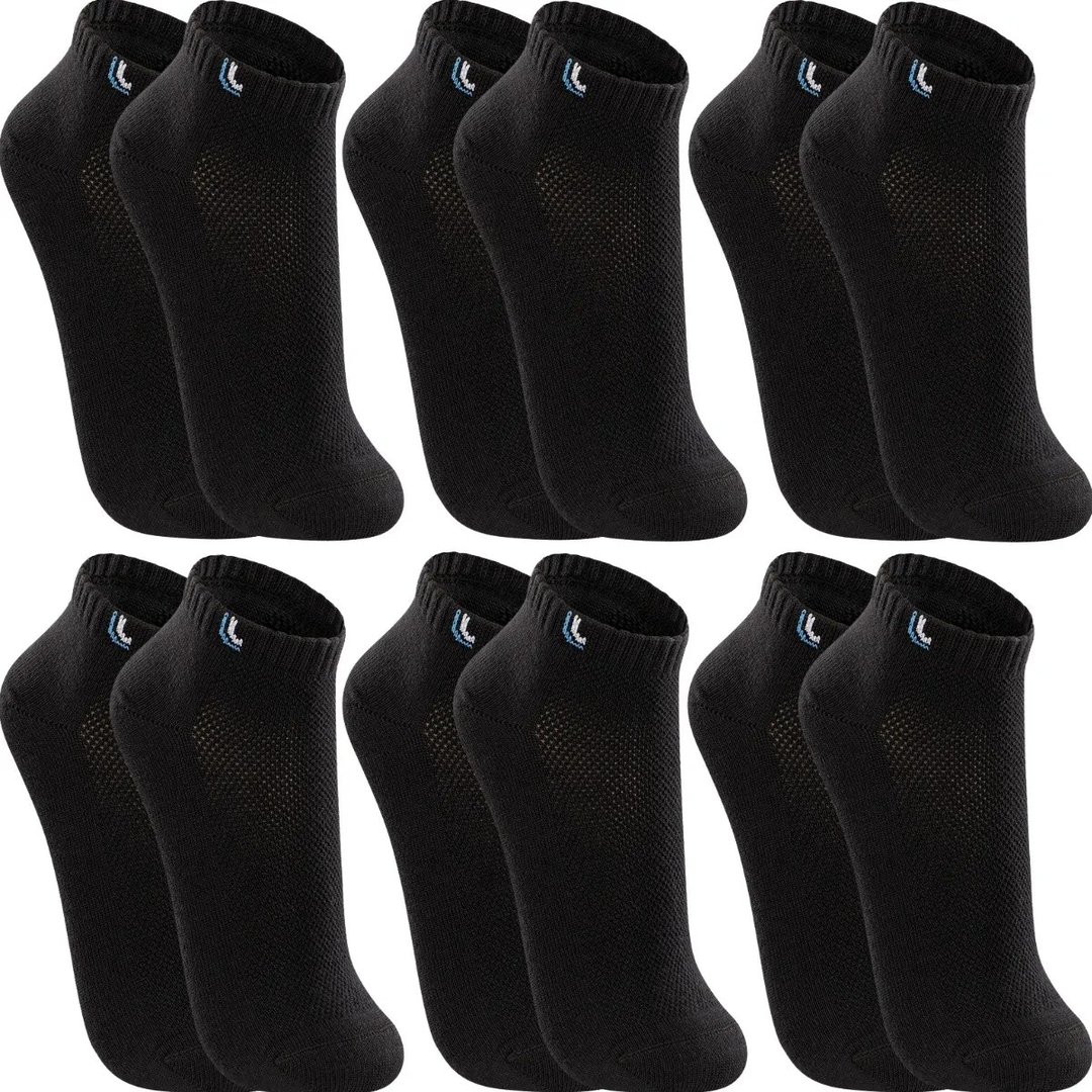 Kit 6 Pares Meias Lupo Cano Curto Academia Algodão