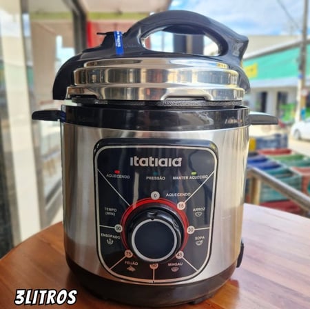 Panela De Pressão Elétrica Itatiaia Essencial 3 Litros Inox