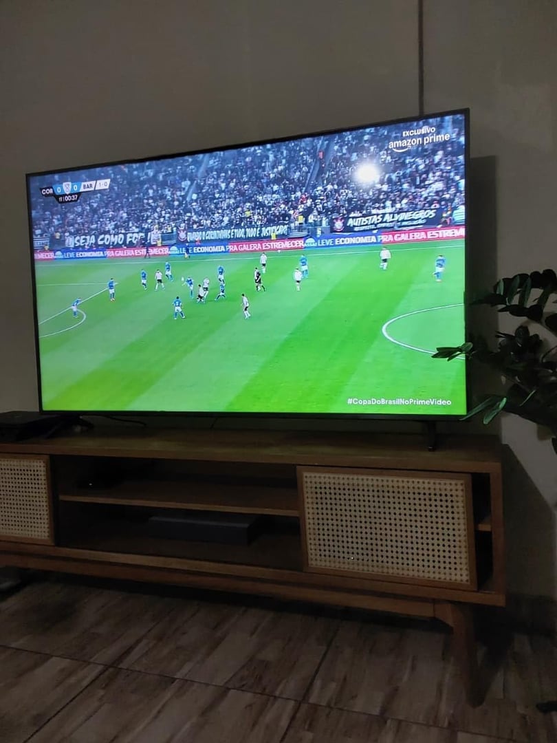 Smart TV 4K 55" LG QNED73 Portal de Games Processador AI α7 Gen8 4K Super Upscaling Google...