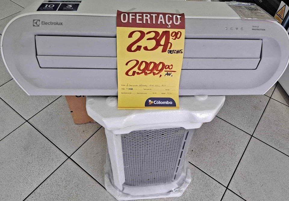 Ar Condicionado Split Hi Wall Inverter Electrolux Color Adapt Wi-fi 12.000 BTUs Frio - 220...