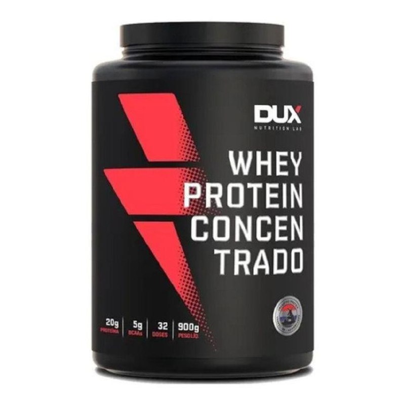 Dux Whey Protein Concentrado Sabor Cappuccino 900g