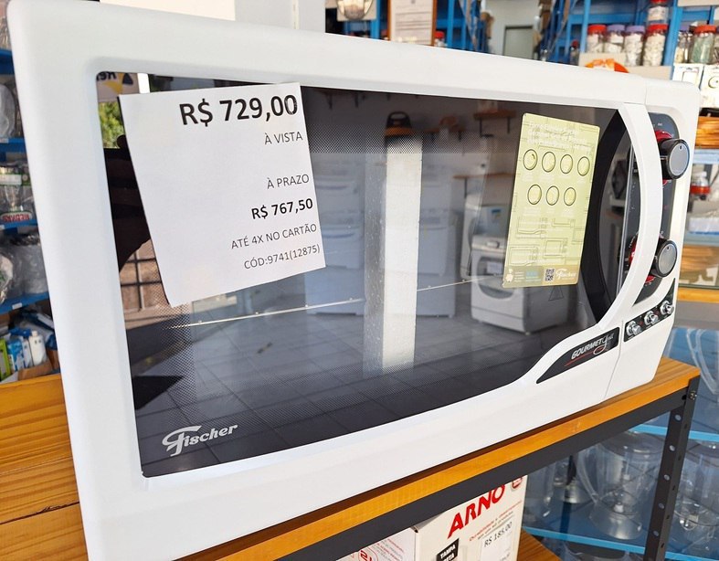 Forno Elétrico Fischer Gourmet Grill 44L Autolimpante c/ Timer Branco - 110v