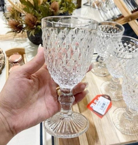 Jogo de Taças de Vidro Haus Bico de Jaca Empire 330ml  - 6 Peças