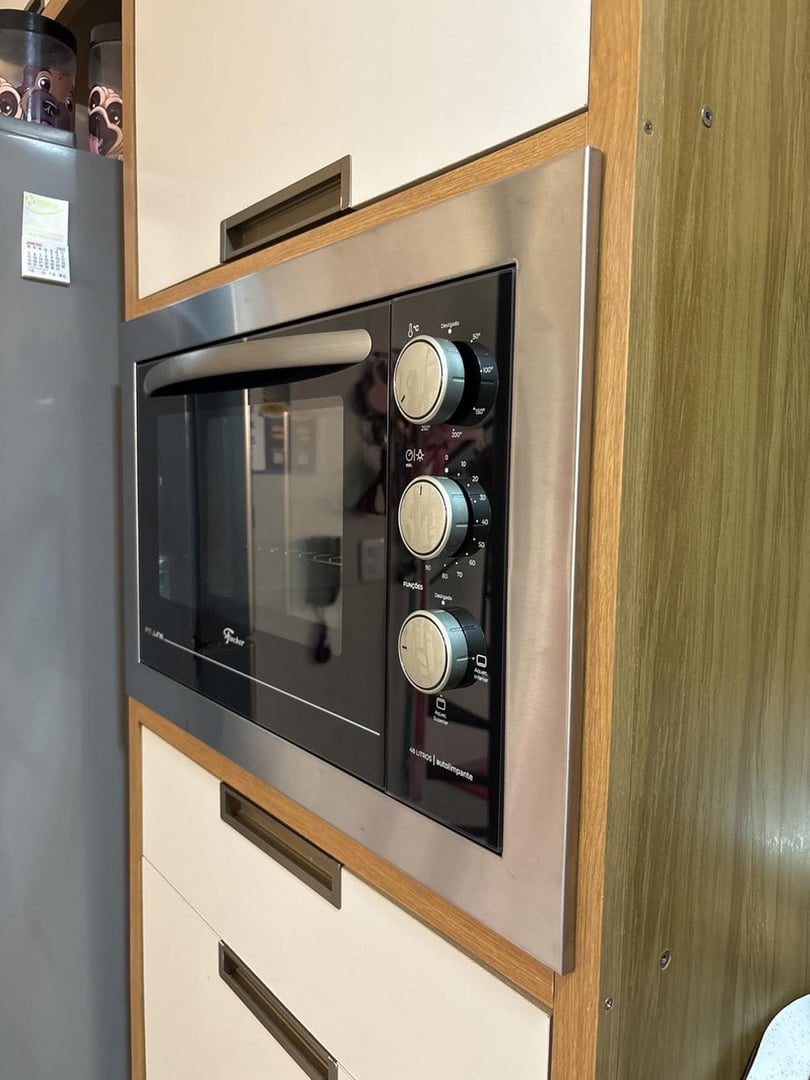 FISCHER FORNO ELÉTRICO EMBUTIR FIT LINE 48L INOX 220V 34493-95486