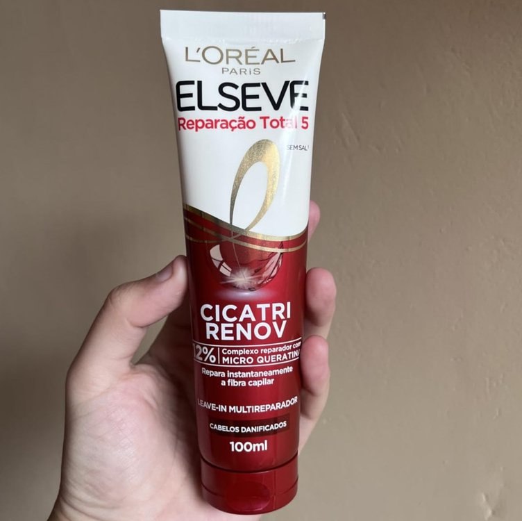 Leave-In L'Oréal Paris Elseve Reparação Total 5 Cicatri Renov 100ml