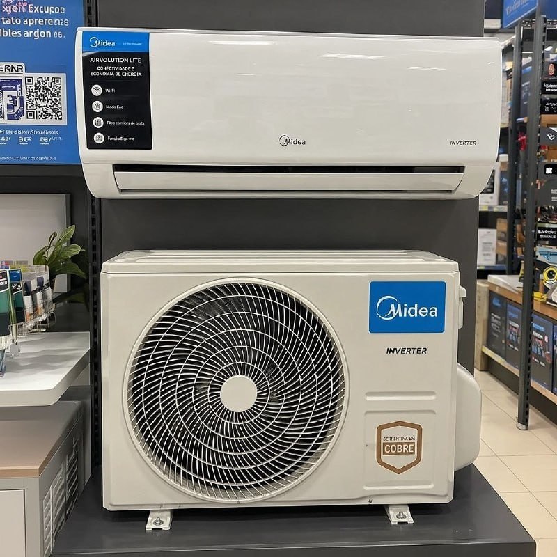 Ar Split Inverter 12000 Midea Airvolution Lite Frio