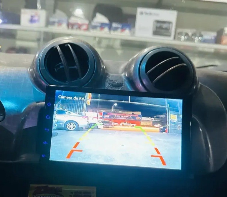 Central Multimídia Mp5 1 Din Carplay Android-auto 7'+ Cam Ré Kit Multimidia Carplay