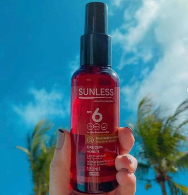 óleo Bronzeador Sunless Cenoura FPS 6 - 120ml