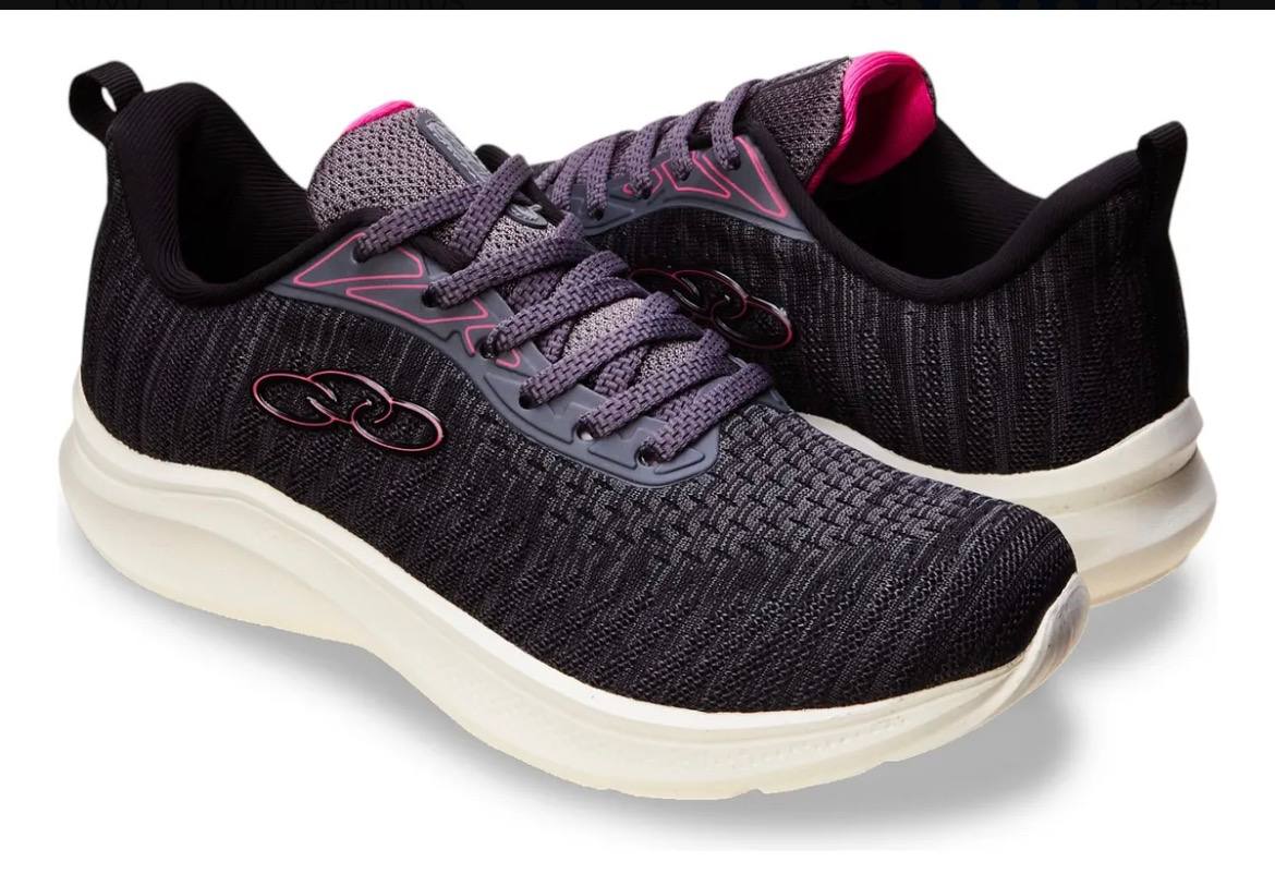 Tênis Feminino Nyx Olympikus Chumbo Lisa 36 Br